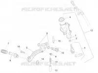 Rear master cylinder