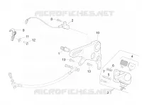 Rear brake caliper