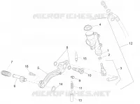 Rear master cylinder