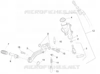 Rear master cylinder