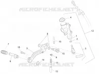 Rear master cylinder