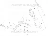 Rear master cylinder