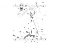 Rear master cylinder