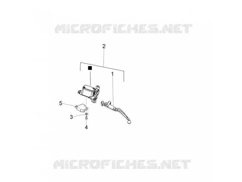 REAR BRAKE MASTER CYLINDER