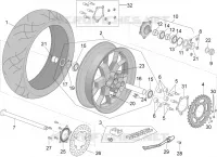 Rear wheel