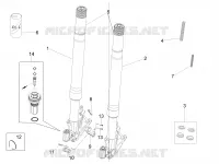 Front fork Ohlins