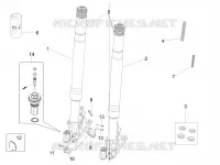Front fork Ohlins