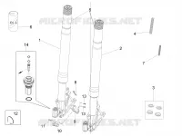 Front fork Ohlins