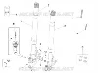 Front fork Ohlins