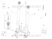 Front fork Ohlins
