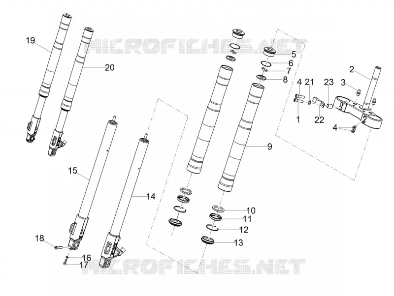 Front fork Ming Xing