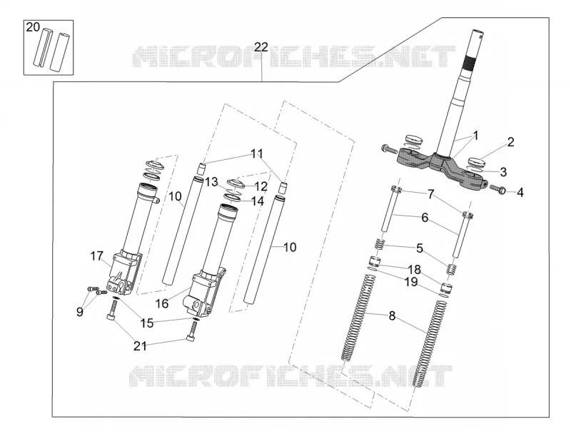 Front fork Kaifa