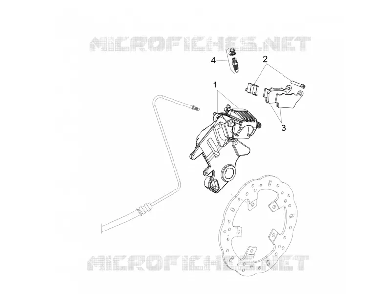 REAR BRAKE CALIPER