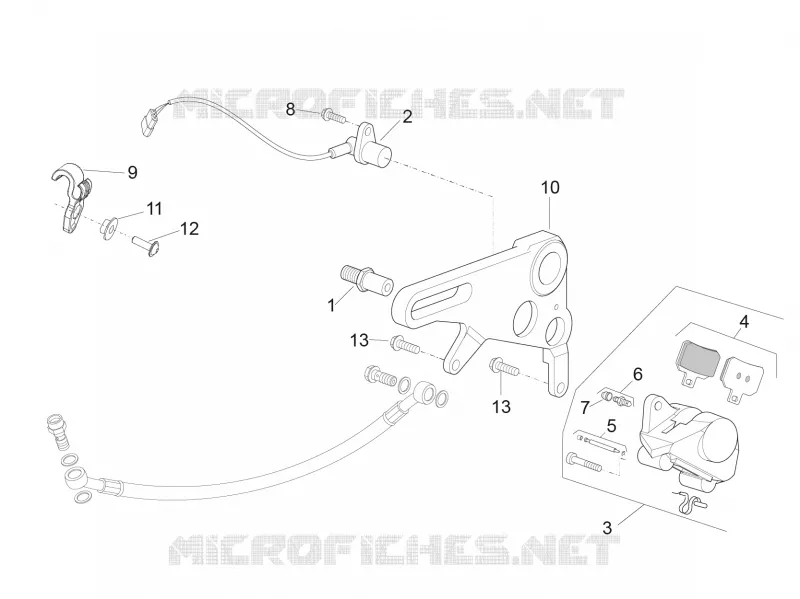 REAR BRAKE CALIPER