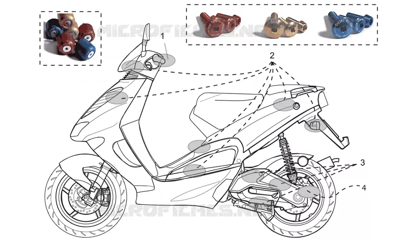 Acc. - Cyclistic components