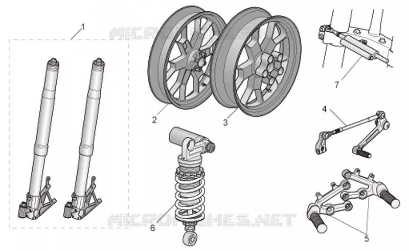 Acc. - Cyclistic components