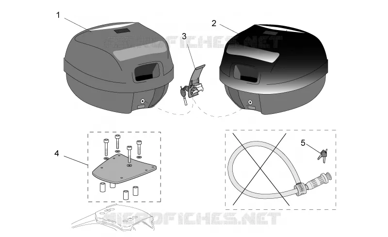 Acc. - Top/cases, side cases
