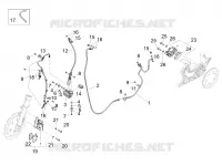 Brakes pipes - Calipers (ABS)