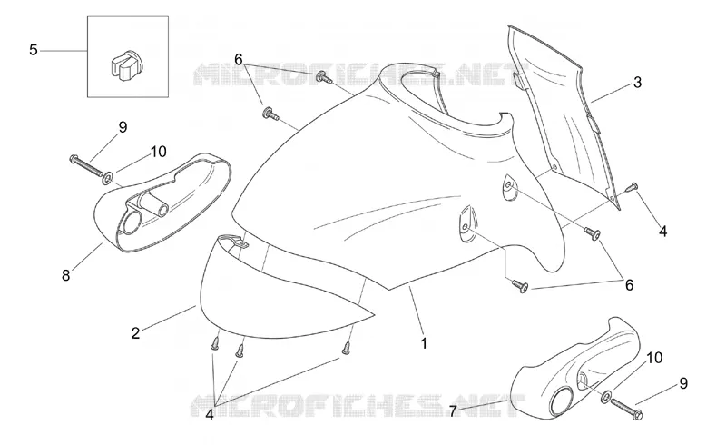 Front body - Front mudguard
