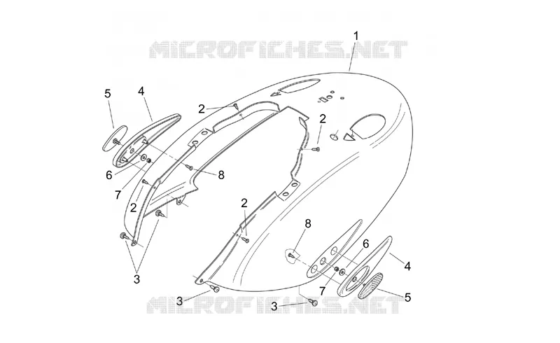 Rear body - Rear fairing