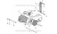 Engine - Rear shock absorber