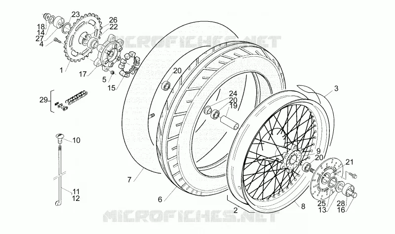 Rear wheel
