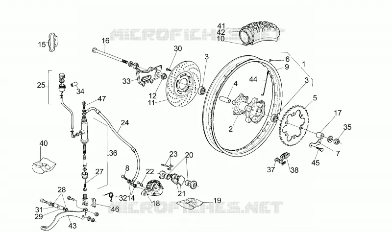 Rear wheel