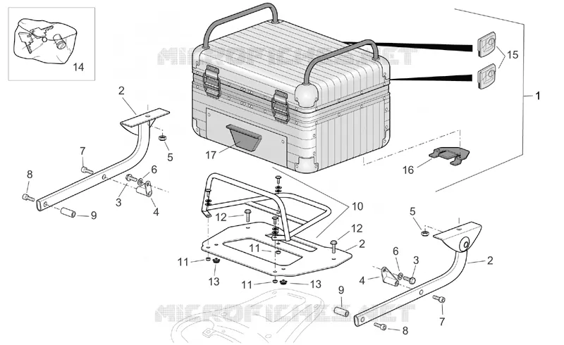 Aluminium top box
