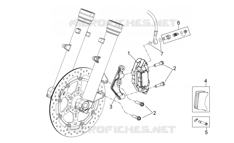 Front brake caliper III