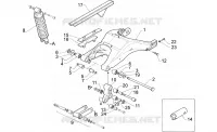 Rear shock absorber