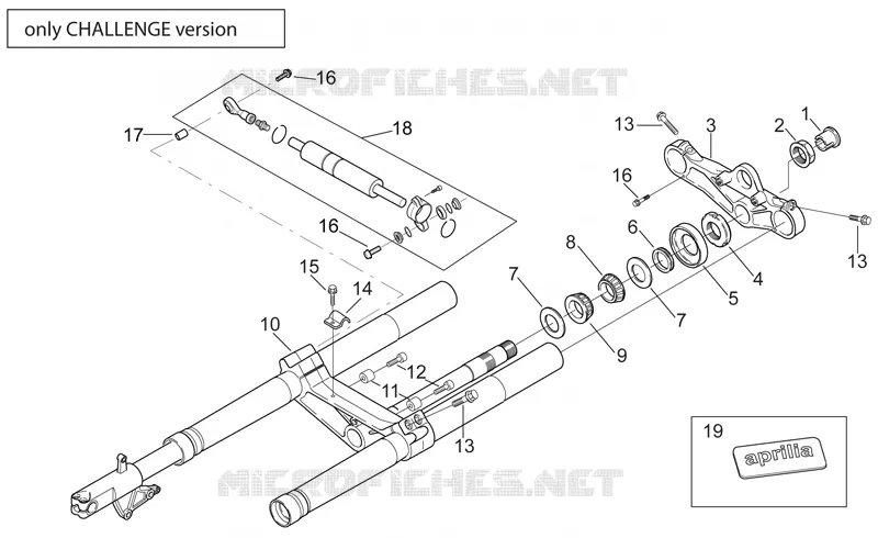 Front fork - Challenge Version