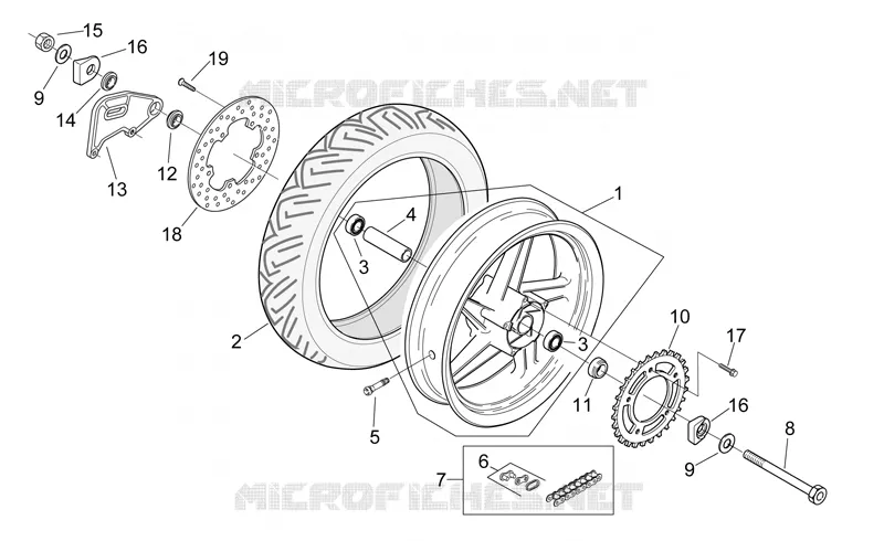 Rear wheel