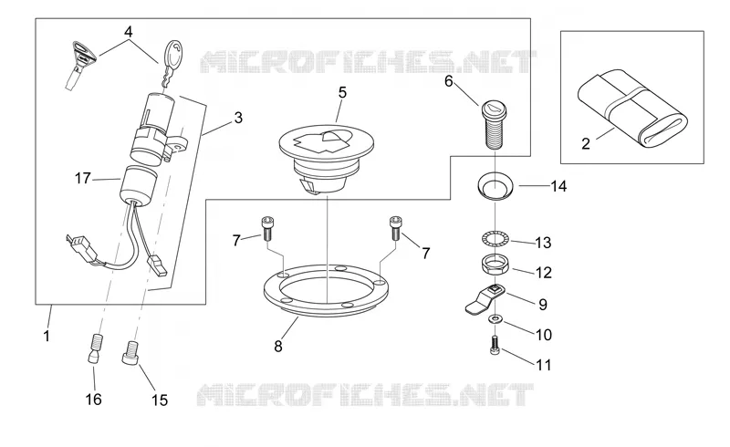 Lock hardware kit