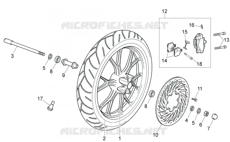 Front wheel