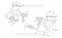 Central body - Upper fairings