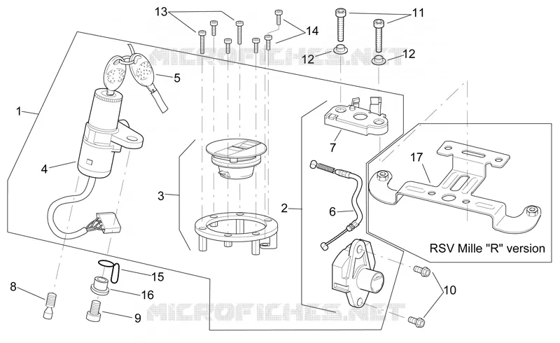 Lock hardware kit