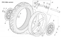 Front wheel RSV Mille Version
