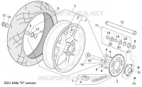 Rear wheel RSV Mille  R  Version