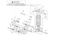 Connecting rod - rear shock abs.