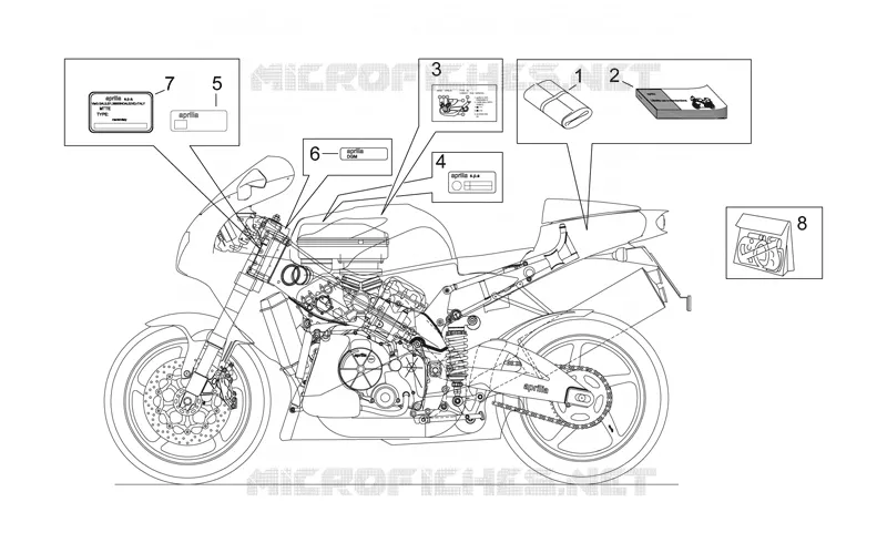 Decal and plate set