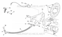 Rear brake caliper