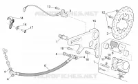 Rear brake caliper