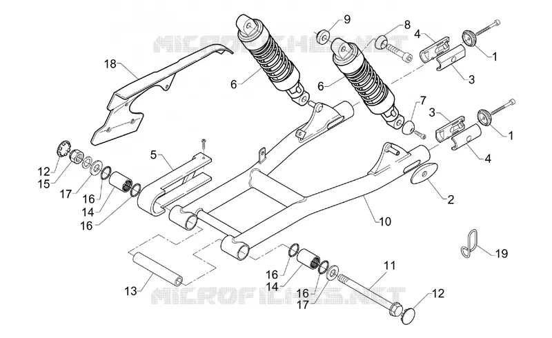 Rear shock absorber