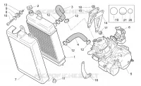 Water cooler - Engine