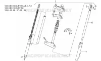 Front fork 93-99 - LH Sleeve