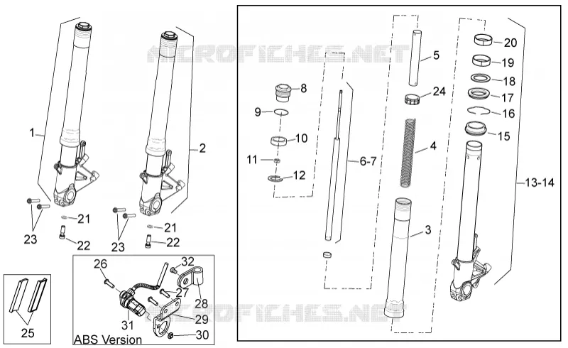 Front fork 
