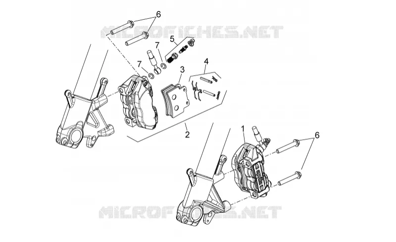 Front brake caliper