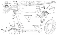 Rear brake system