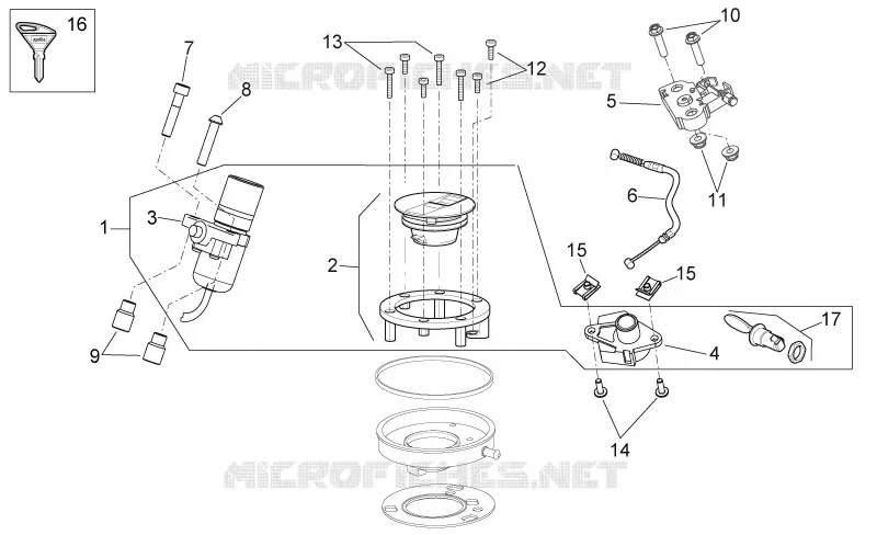 Lock hardware kit