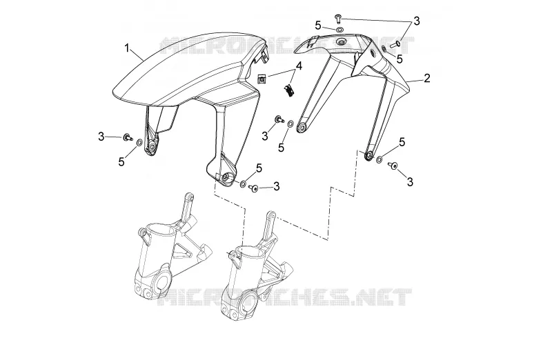 Front body - Front mudguard